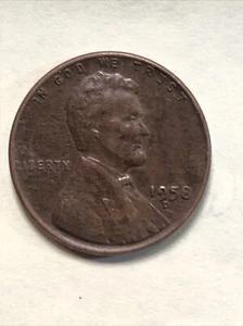 1958 D Wheat Penny “L” Error On The Rim Rare - Picture 1 of 8