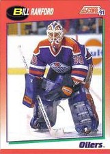 1991-92 (OILERS) Score Canadian English #30 Bill Ranford