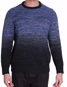 Tommy Bahama Men's 'Blue Isles' Crew Neck Sweater in Blue/Black Large NWT $128 - Picture 1 of 5