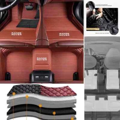 For Land Rover Range Rover Car Floor Mats Custom Carpets Waterproof All Weather Foto 1 de 4