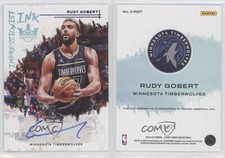 2022 Panini Court Kings Impressionist Ink Sapphire /25 Rudy Gobert #II-RMT Auto