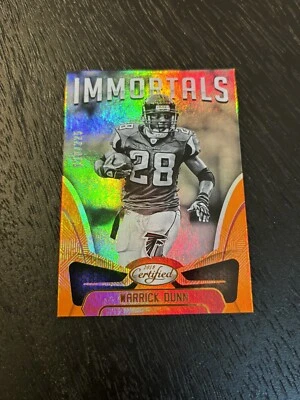 2018 Certified Immortals Mirror Orange /225 Warrick Dunn #111 - Image 1 of 2