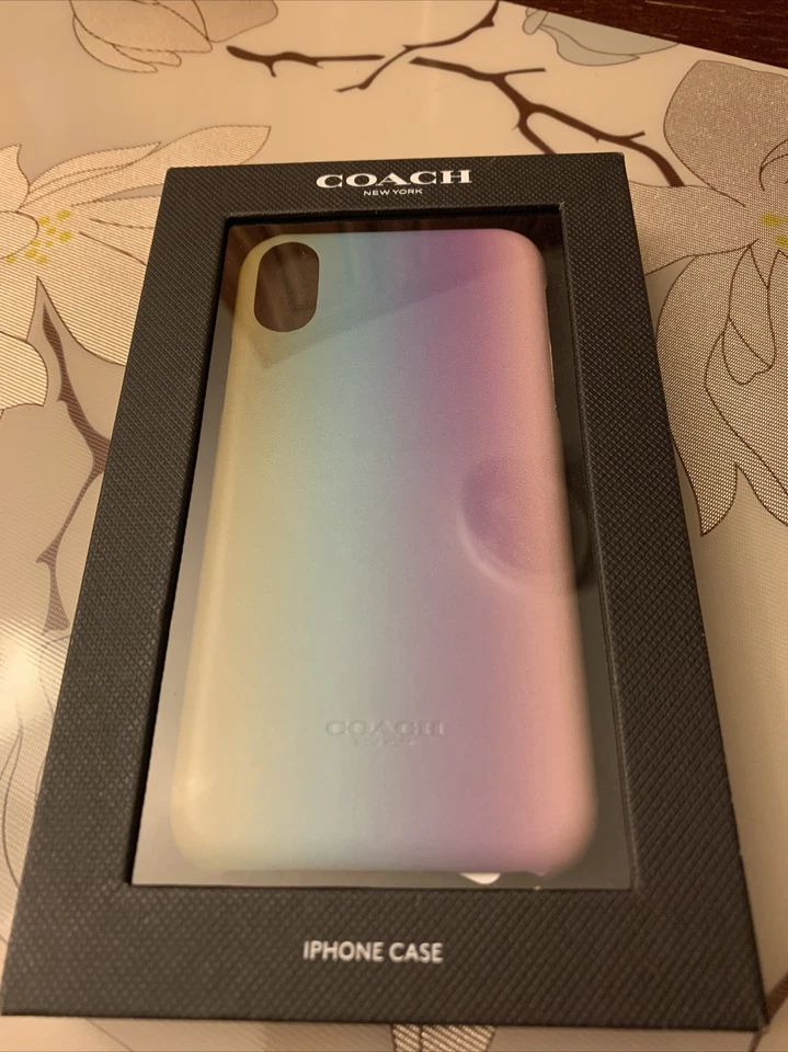 Coach Brand iPhone Case Fits X/Xs With Ombre Multi- New - Image 1 of 1