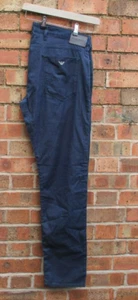Mens Emporio Armani Chinos Navy Blue J06 Slim Fit Jeans 40" Waist 34" Leg BNWTs - Picture 1 of 17