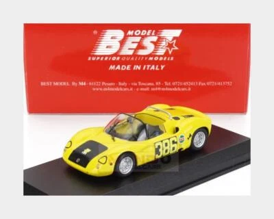 1:43 BEST Fiat Abarth 1000Sp Spider #386 Trieste Opicina 1970 Baldi BE9867 - Immagine 1 di 2