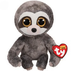 Juguete de peluche gris perezoso colgante Ty Beanie Boos 6" etiquetas MWMT NUEVO CON ETIQUETAS - Imagen 1 de 1