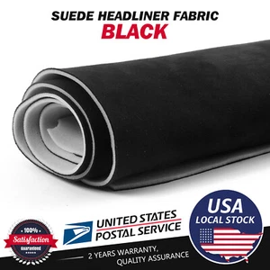 Suede Headliner Foam Fabric Upholstery Roof Liner Repair Replacement Renovation - Picture 1 of 11
