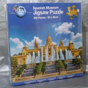 Puzzle World 500 Pieces Jigsaw Puzzles Spanish Museum 12+ Sealed - Picture 1 of 7