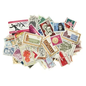 100 Different East Germany Stamps Off Paper - Picture 1 of 1