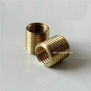 Fitting Reduzierstück metrisch M10X1.0 Stecker auf M8X1 Buchse Gewinde Messing Adapter - Bild 1 von 1