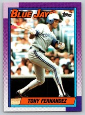 1990  Topps #685 Tony Fernandez Toronto Blue Jays