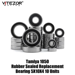 For Tamiya 1050 Rubber Sealed Replacement Bearing 5X10X4 10 Units - Picture 1 of 5