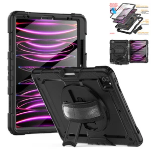Rugged Shockproof Heavy Duty Stand Case Cover For iPad Pro 12.9 inch (2022-2018) - Picture 1 of 10