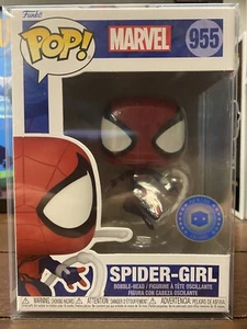 POSSIBLE CHASE Spider-Girl 955 Pop In A Box Esclusivo Funko POP! PROTETTORE OMAGGIO - Foto 1 di 24