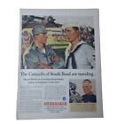 1942 Studebaker - Connells of South Bend / Four Roses Whiskey - Vintage WW2 Ad