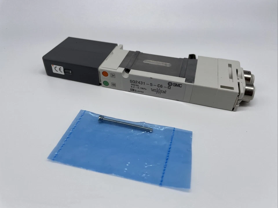 SMC SQ2431-5-C6-Q SQ24315C6Q SQ2E13 5 Port Solenoid Valve Series sQ Fluid Air - Image 1 of 4