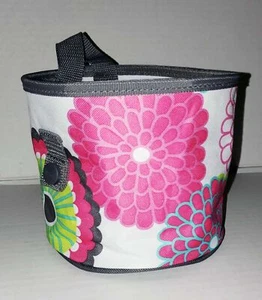 Thirty-One Bubble Bloom Oh Snap Bin Storage Caddy Organization Easy Clean Nylon - Picture 1 of 6