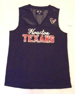 Houston Texans Women's GIII Medium Powerplay Tank Top Shirt 943 - Image 1 of 2