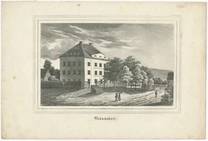 Impresión antigua de Braunsdorf por Ketzschau (c.1840) - Imagen 1 de 1