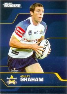 2013 ESP NRL Traders series Common Card 39 - Ashley Graham - North Qld Cowboys