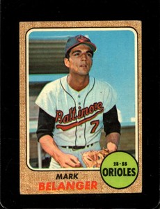 1968 TOPPS #118 MARK BELANGER VG ORIOLES *X59375