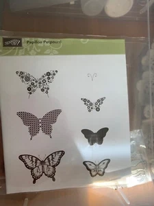 Stampin Up Papillon Potpourri Gummistempelset 1234759 Schmetterlinge Neu - Bild 1 von 1