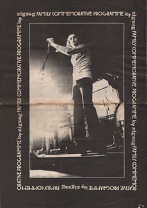 ZIGZAG FAMILY COMMEMORATIVE PROGRAMME PROGRESSIVE ROCK BAND 20 PAGES NEWS PHOTOS - Foto 1 di 1