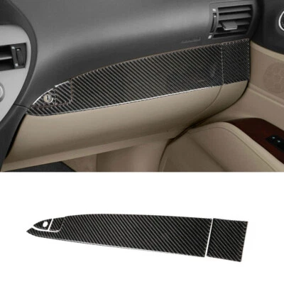 4Pcs Carbon Fiber Storage Box Panel Cover Trim For Lexus RX350 RX450H 2010-2012 - Image 1 of 4