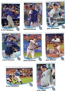 2013 Topps 1&2 actualización Tampa Bay Rays conjunto de equipo precio Longoria Molina Wil Myers 31 - Imagen 1 de 3