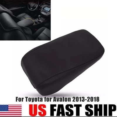 Center Console Lid Armrest PU Leather Cover For Toyota Avalon 2013-2018 Replace Foto 1 de 4