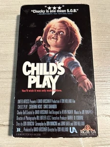 Childs Play VHS 1988 Chucky First Print Release Horror Cult Slasher Movie  - Picture 1 of 7