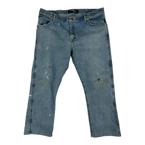 Vintage Wrangler George Strait Jeans Herren 38x28 Distressed Lack Workwear - Bild 1 von 13