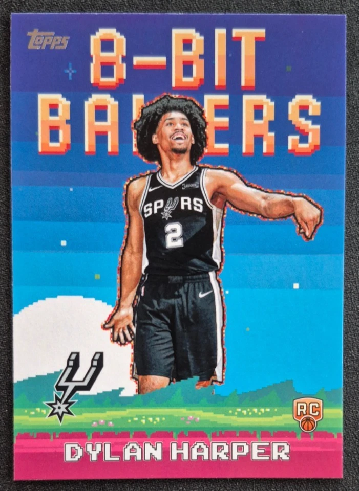 2025-26 Topps Basketball 8-Bit Ballers Rookie Dylan Harper #8B-32 - Image 1 of 2