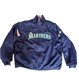 Seattle Mariners Authentic Majestic On Field Dugout Jacket Therma Base Size 2XL - Picture 1 of 13