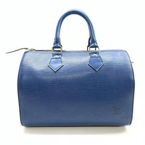 Bolso de mano Louis Vuitton Speedy 30 Bostonbag M43005 monograma Epi Blue 111 - Imagen 1 de 10