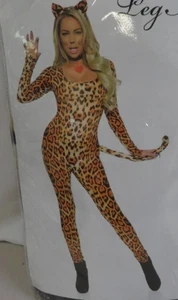 Costume Halloween Leg Avenue Cougar 3 pezzi gatto leopardo taglia S/M - Foto 1 di 3