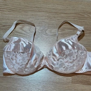 Vintage Maidenform with Lovely Lace Secrets Bra 34C Style 9287 Blush Pink - Picture 1 of 9