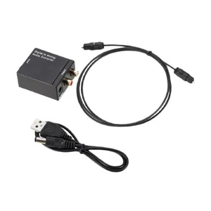 Digitaler Toslink SPDIF-Koax-zu-Analog-Cinch-Audioadapter Mit - Bild 1 von 4