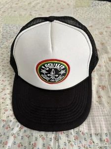 Laguna Surf And Sport Snapback Mesh Back Trucker Hat B/W One Size Otto - Picture 1 of 4