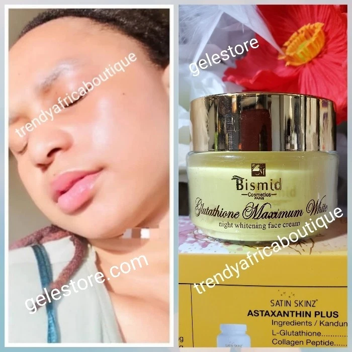 Bismid Costmetics Glutathion Maximum White NIGHT FACE CREAM👌(NOT FOR SENSITIVE) - Image 1 of 2