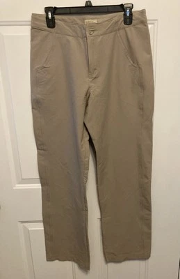 Pantalones para mujer Royal Robbins caqui talla 10 nailon elástico corte bootcut Foto 1 de 4