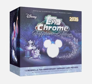 2025 Topps Chrome Disney Sapphire Edition Hobby Box - IN HAND SHIPS FAST! - Picture 1 of 1