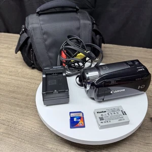 Canon VIXIA HF R20 HD Digital Camcorder with Case, 37mm Lens, 8GB Card New Batt - Picture 1 of 24