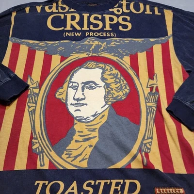 Camisa De Colección Años 90 Pepe Jeans Washington Crisps Estampado Completo Manga Larga L Rara Foto 1 de 4