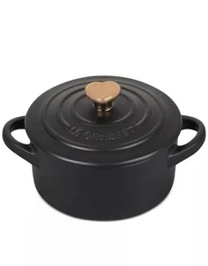 Le Creuset L'Amour Stoneware 8-oz. Mini Cocotte with Heart Knob - Picture 1 of 5