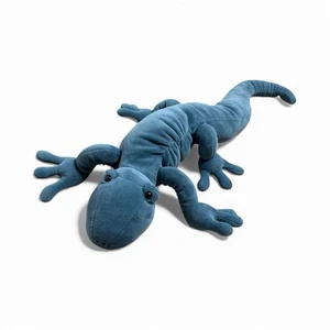 Jellycat Zickzack Gecko Blue Velour Large Beanie Lizard Reptile Rare 24” - Bild 1 von 6
