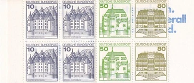 SA26c Germany 1980 Strongholds and Castles, mint booklet. - Image 1 of 3