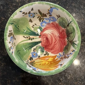 5,5" handbemalte italienische Schale Made in Italy Vintage Floral - Bild 1 von 8