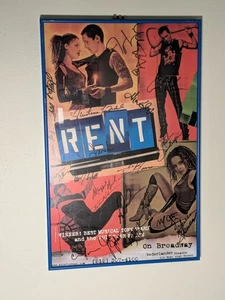 Rent Broadway Gerahmtes Poster mit Cast Signaturen aus Nederlander Theatre - Bild 1 von 6