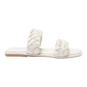 Sandler Womens Enya Sandals Flat Comfort Braided Slides Size AU9 UK7 EU40 - Picture 1 of 7